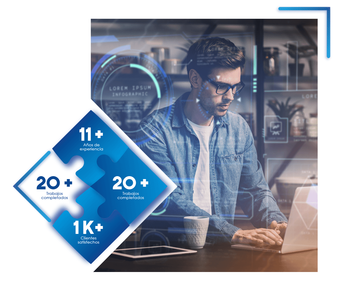 Equipo Informatix con 11 años de experiencia, 20+ trabajos completados y 1K+ clientes satisfechos